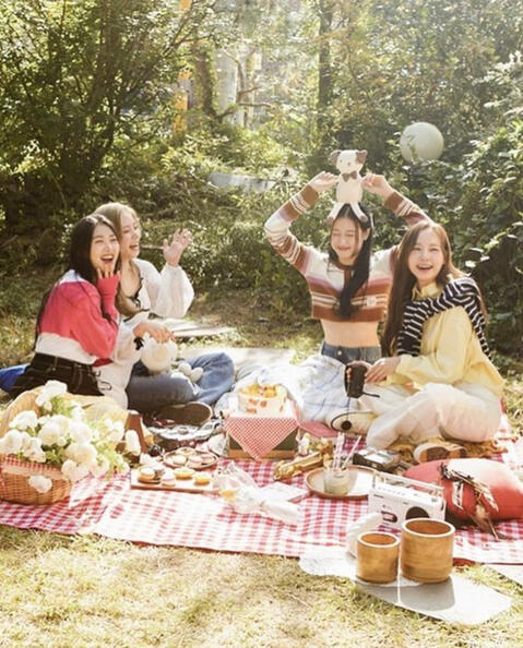 FiftyFifty on a picnic